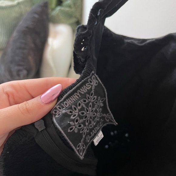 Johnny Was Jesminda Midi Eyelet Dress Silk - Picture 7 of 12